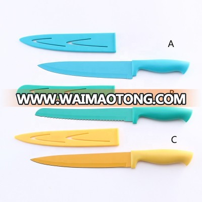 GK106 Excellent quality PP handle with sheath kitchen knives