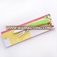 GK123  yangjiang small  cheap stainless steel  paring  kitchen slicer with fork folding knife